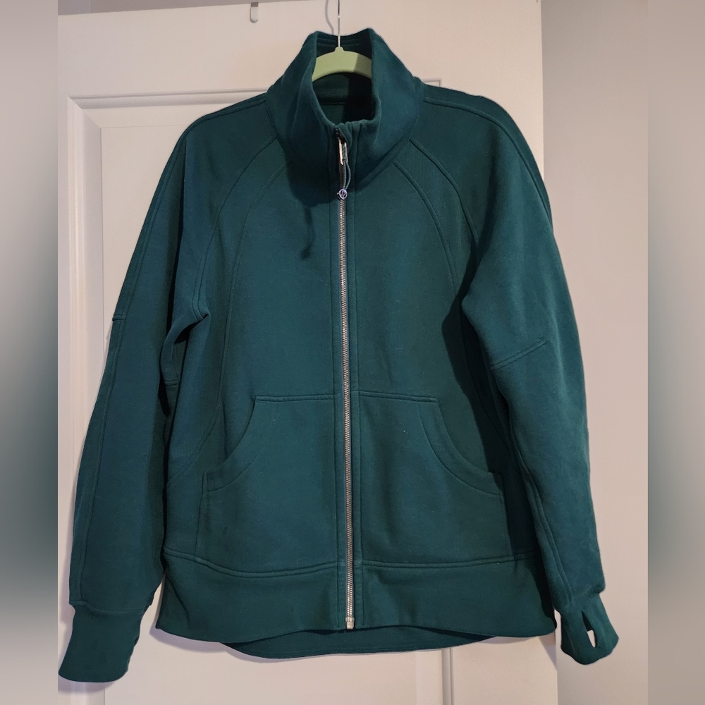 Scuba Oversized Funnel-Neck Full Zip Long